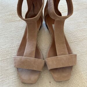 Jimmy Choo Beige Suede Sandals
